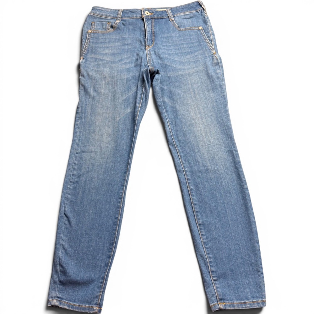 Pilcro and the Letterpress Anthropologie High-Rise Denim Legging Blue Jeans 30